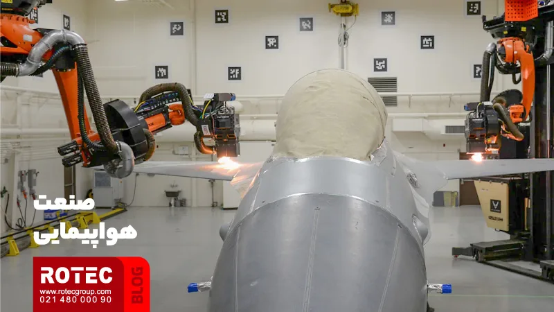 6 صنعت کاربردی دستگاه لیزر تمیز کننده فلزات 3 صنعت هواپیمایی