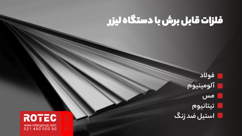 فلزات قابل برش با دستگاه لیزر؛ روشها، مزایا و کاربردها 3 فلزات قابل برش با دستگاه لیزر