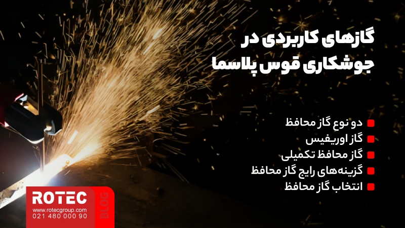 جوشکاری پلاسما چیست؛ بررسی مزایا، کاربردها و ویژگیها 5 گازهای کاربردی در جوشکاری قوس پلاسما