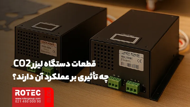 تأثیر کیفیت قطعات لیزر CO2 بر عملکرد و طول عمر دستگاه