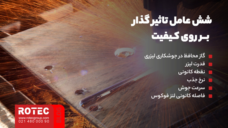 عوامل تاثیر گذار بر کیفیت جوشکاری لیزری 3 6 عاملی که بر کیفیت جوشکاری لیزری تاثیر میگذارد