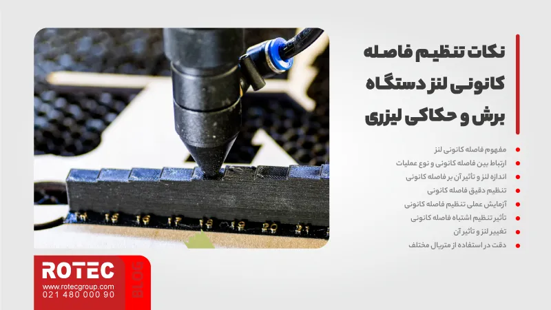 آموزش تنظیم فاصله کانونی دستگاه لیزر 1 نکات تنظیم فاصله کانونی دستگاه لیزری