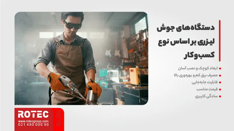 دستگاه‌های جوش لیزری بر اساس نوع کسب‌وکار