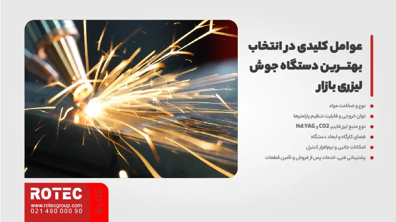 عوامل کلیدی در انتخاب بهترین دستگاه‌ جوش لیزری بازار