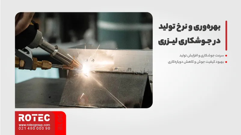 بهره‌وری و نرخ تولید در جوشکاری لیزری