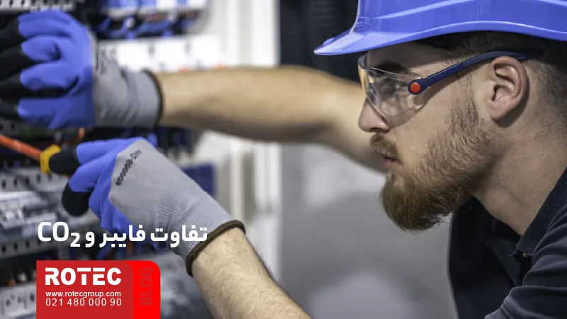 مقایسه فناوری لیزر فایبر و CO₂ در برش صنعتی